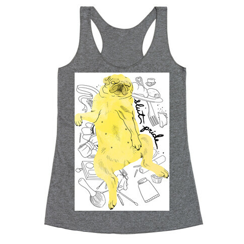 Slut Pride - Pug Racerback Tank Top