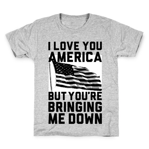 I Love You America Kids T-Shirt