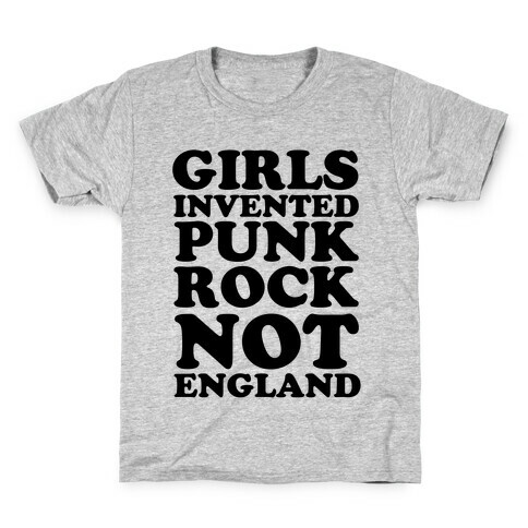 Girls Invented Punk Rock Kids T-Shirt
