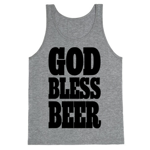 God Bless Beer Tank Top