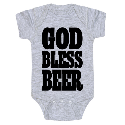 God Bless Beer Baby One-Piece