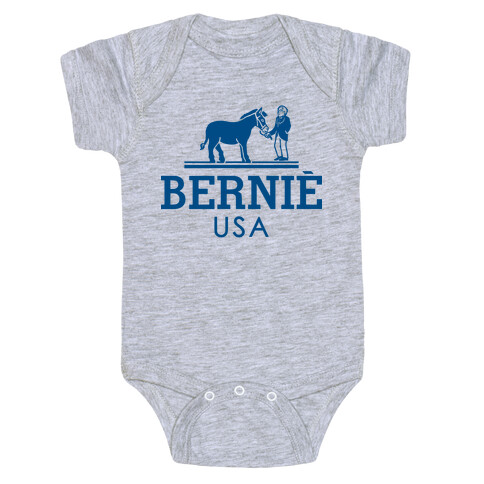 Bernie Sanders USA Fashion Parody Baby One-Piece