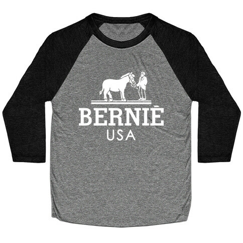 Bernie Sanders USA Fashion Parody/ Baseball Tee
