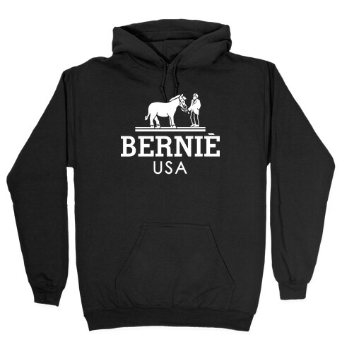 Bernie Sanders USA Fashion Parody/ Hooded Sweatshirt