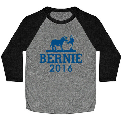 Bernie Sanders 2016 Fashion Parody Baseball Tee