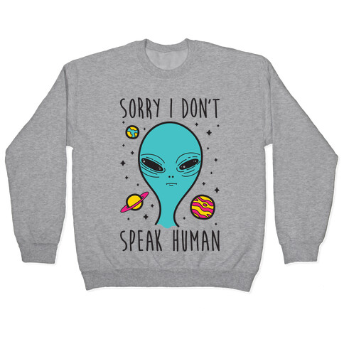 Sorry I Don't Speak Human Pullover