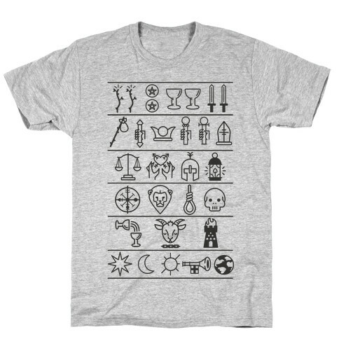 Tarot Card Icons T-Shirt