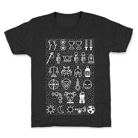 Tarot Card Icons Kids T-Shirt