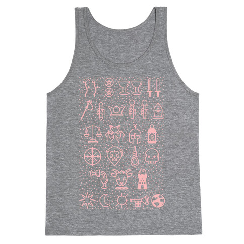 Tarot Card Icons Tank Top