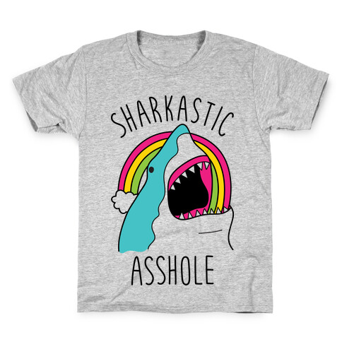 Sharkastic Asshole Kids T-Shirt