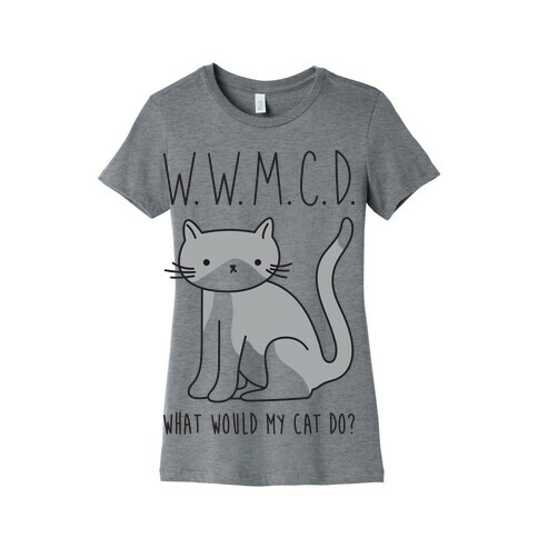 What Would My Cat Do? Womens T-Shirt