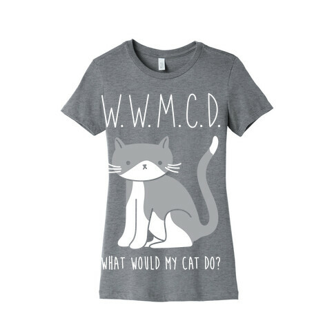 What Would My Cat Do? Womens T-Shirt