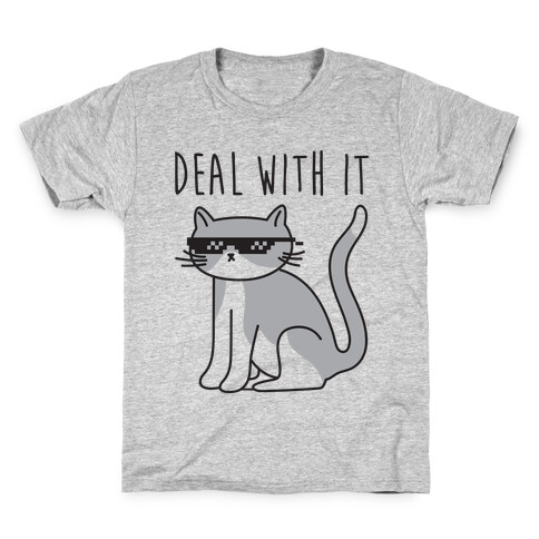 Deal With It Cat Kids T-Shirt