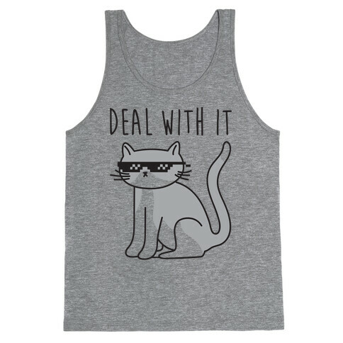 Deal With It Cat Tank Top