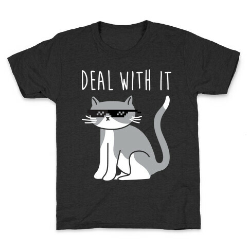 Deal With It Cat Kids T-Shirt