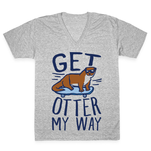 Get Otter My Way V-Neck Tee Shirt