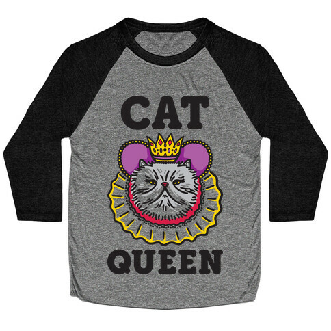 Cat Queen Baseball Tee