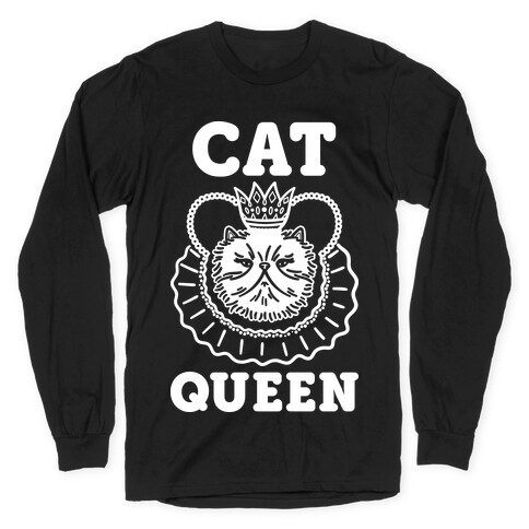 Cat Queen Long Sleeve T-Shirt