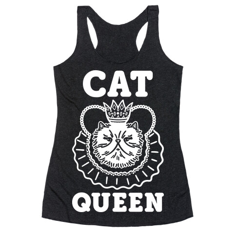 Cat Queen Racerback Tank Top