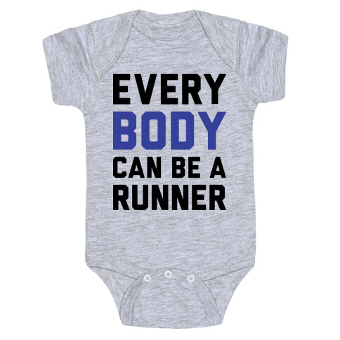 Every Body Can Be A Runner Baby One-Piece