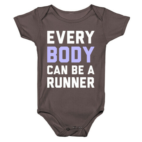 Every Body Can Be A Runner Baby One-Piece