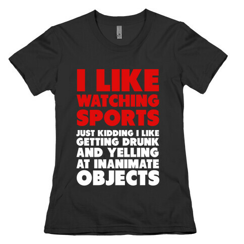 I Like Watching Sports (jk) Womens T-Shirt
