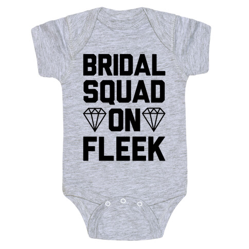 Bridal Squad On Fleek Baby One-Piece