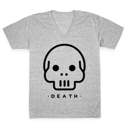 Death Tarot V-Neck Tee Shirt