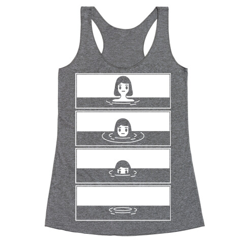 Sinking Girl Racerback Tank Top