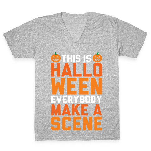 This Is Halloween V-Neck Tee Shirt