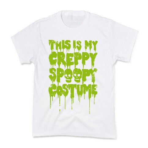 This Is My Creppy Spoopy Costume Kids T-Shirt