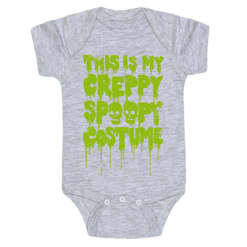 This Is My Creppy Spoopy Costume Baby One-Piece