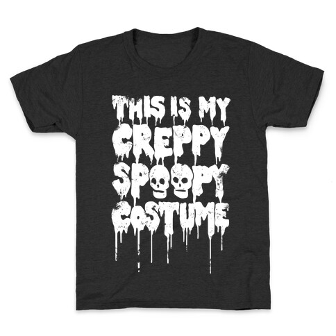 This Is My Creppy Spoopy Costume Kids T-Shirt
