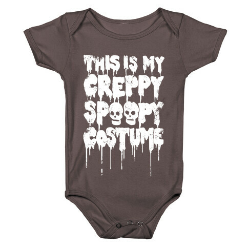 This Is My Creppy Spoopy Costume Baby One-Piece