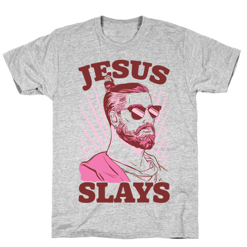 Jesus Slays Pullovers | LookHUMAN