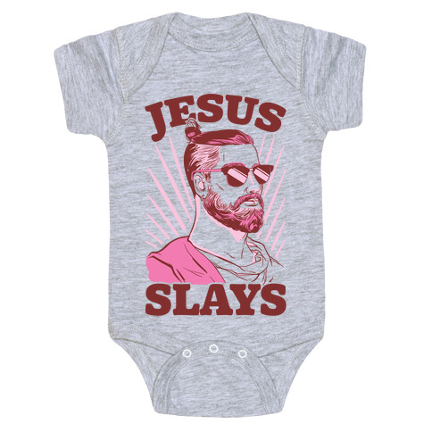 Jesus Slays Baby One-Piece