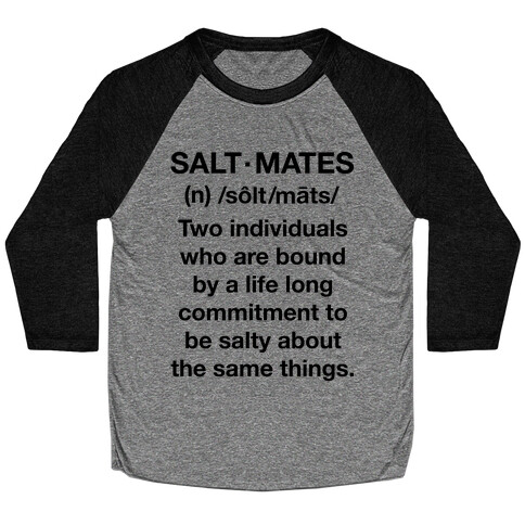 Salt Mates Baseball Tee