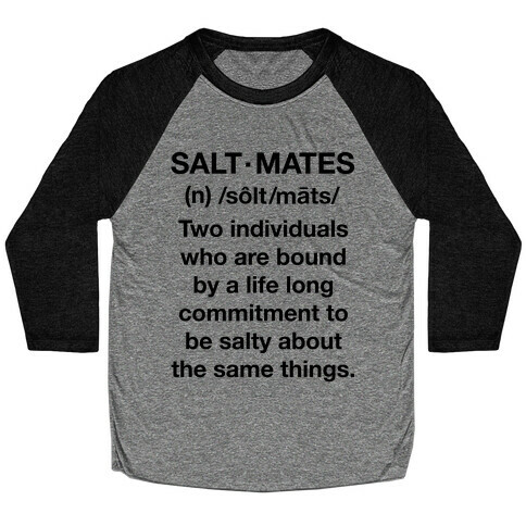 Salt Mates Baseball Tee