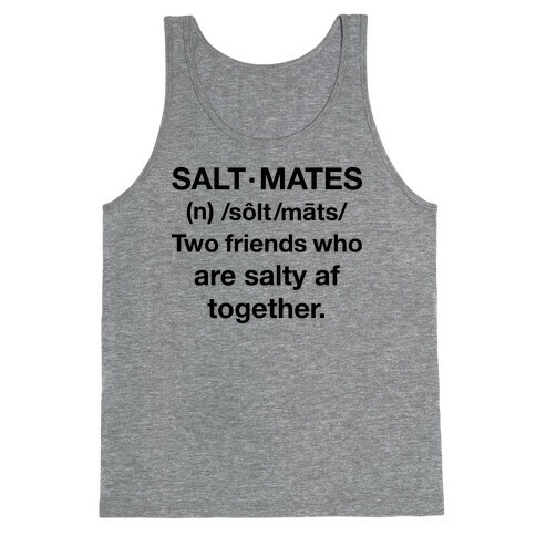 Salt Mates Definition Tank Top