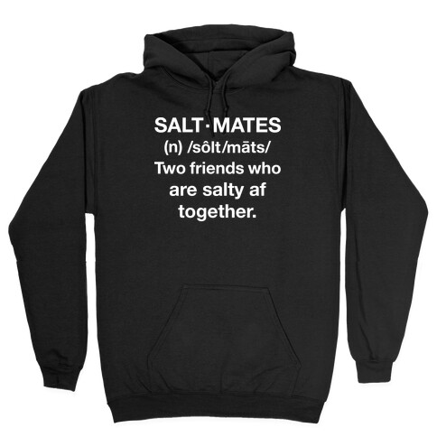 Salt Mates Definition Hooded Sweatshirt