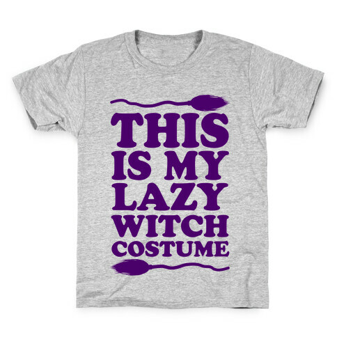 This Is My Lazy Witch Costume Kids T-Shirt