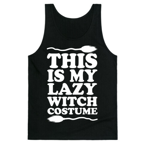 This Is My Lazy Witch Costume Tank Top