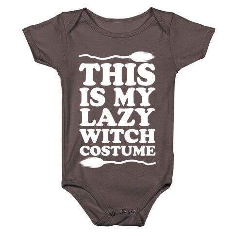 This Is My Lazy Witch Costume Baby One-Piece