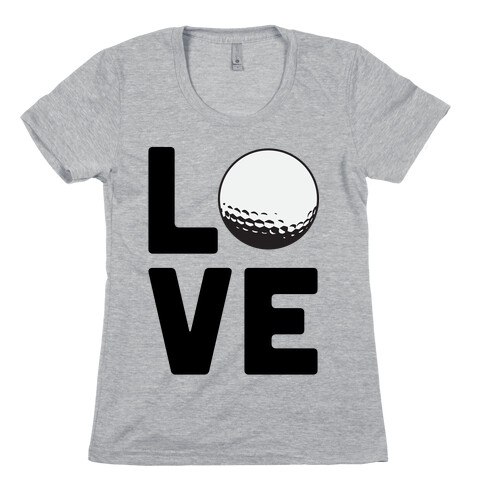 Love Golf Womens T-Shirt