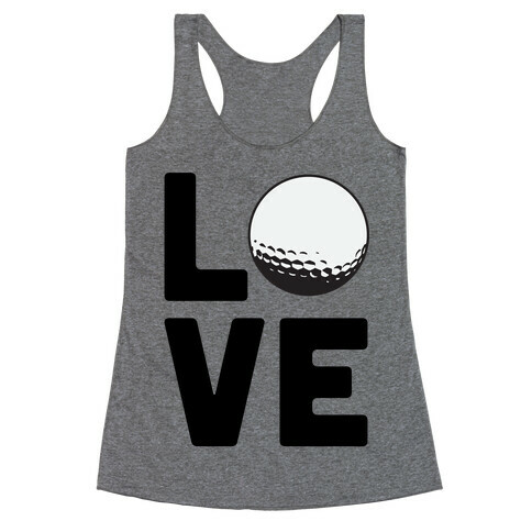 Love Golf Racerback Tank Top