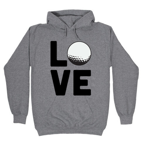 Love Golf Hooded Sweatshirt