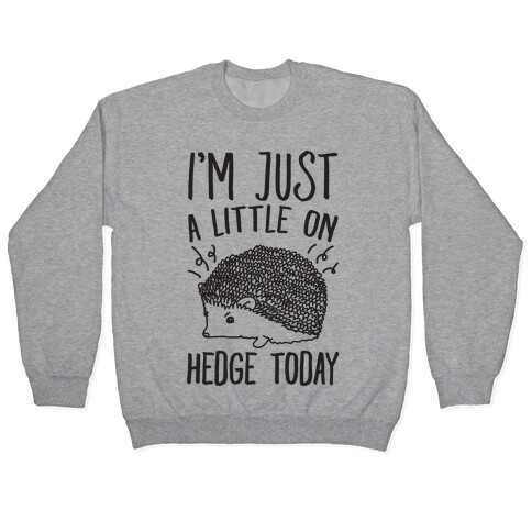 I'm Just A Little On Hedge Today Pullover