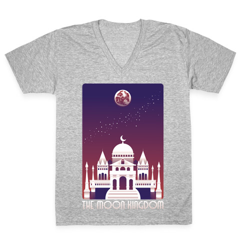 The Moon Kingdom V-Neck Tee Shirt