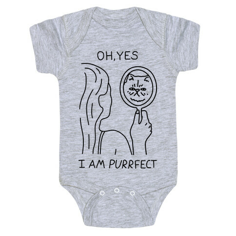 Oh Yes I Am Purrfect Baby One-Piece