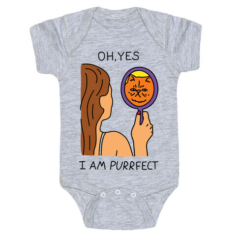 Oh Yes I Am Purrfect Baby One-Piece